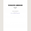 Volvo 1800E Owner's Manual (EN)